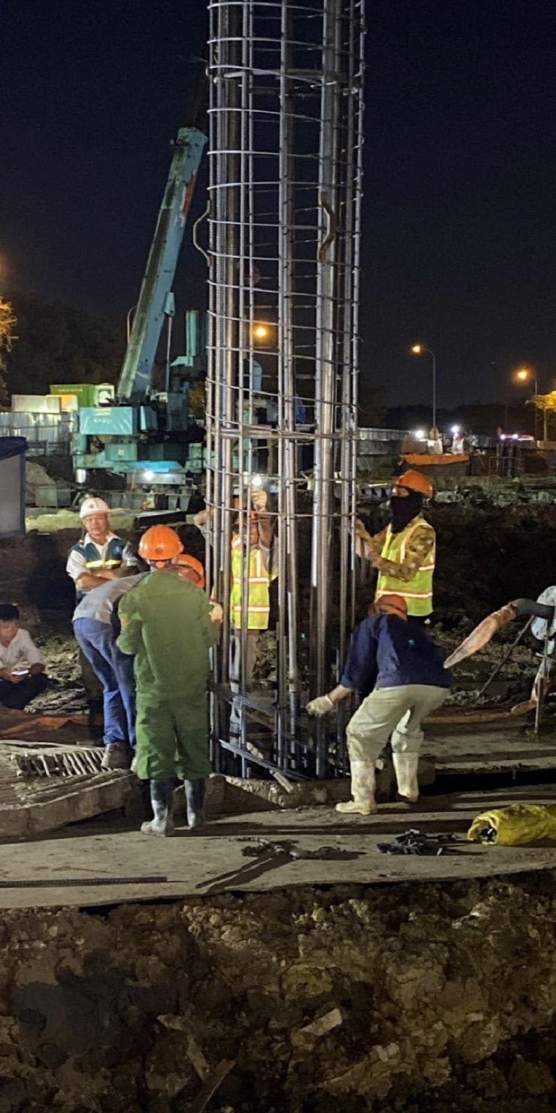 Khoan cọc nhồi D1200 cho các công trình yêu cầu tải trọng lớn.