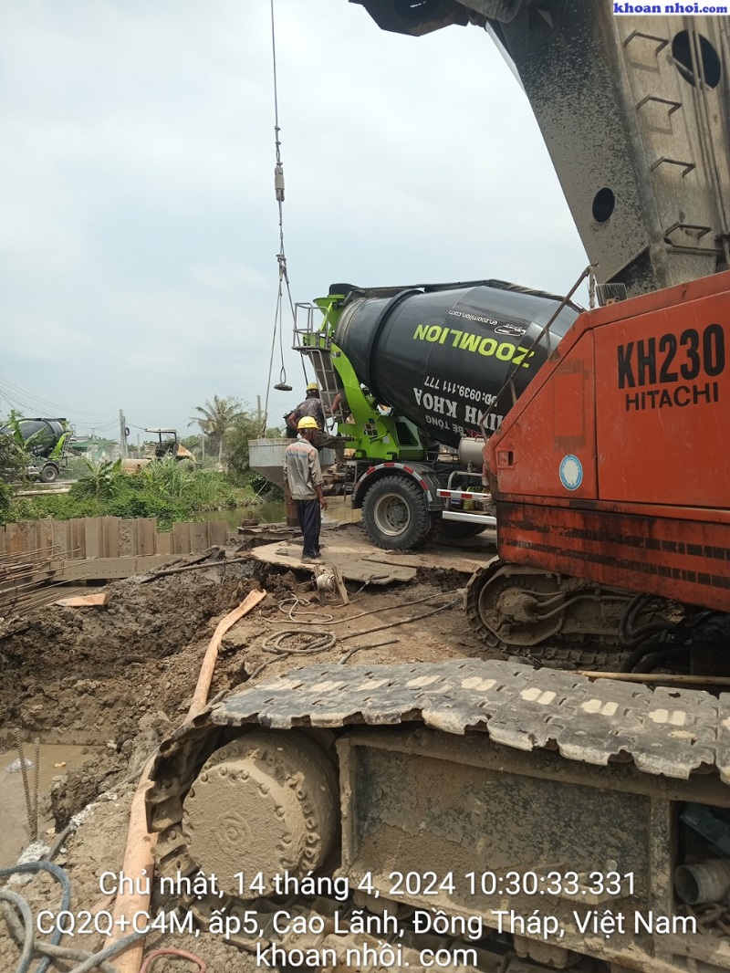 Dịch vụ thi công cọc nhồi an toàn uy tín