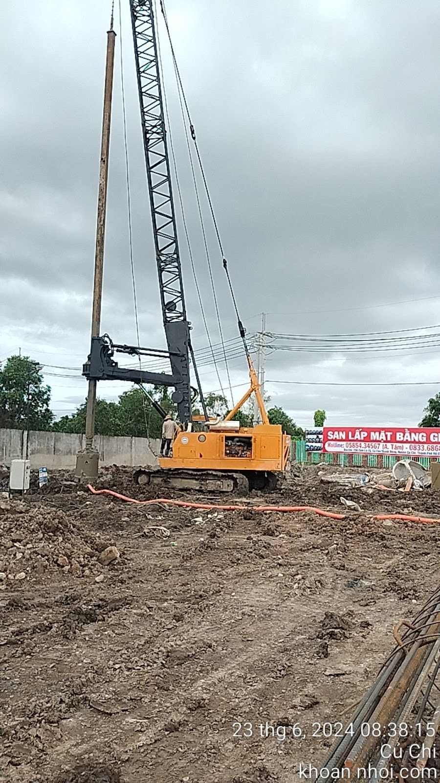 Cọc nhồi là giải pháp hiệu quả đối với nền móng trên đất yếu.