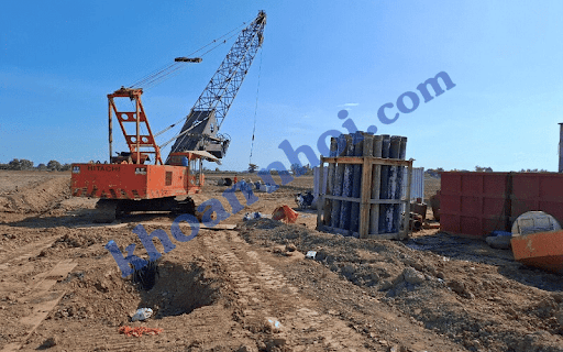 Thi công cọc khoan nhồi Dĩ An