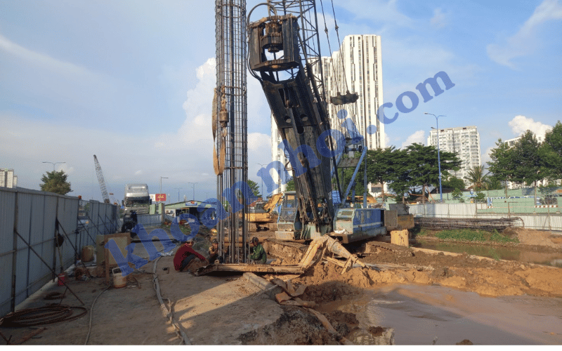 Thi công cọc khoan nhồi là một phương pháp phổ biến trong xây dựng