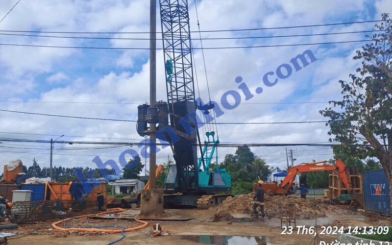 Thi công cọc khoan nhồi chuyên nghiệp, uy tín.
