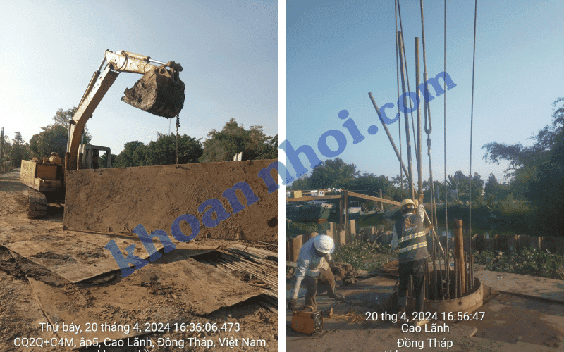 Công trình thi công cọc khoan nhồi tại khoan nhoi.com.