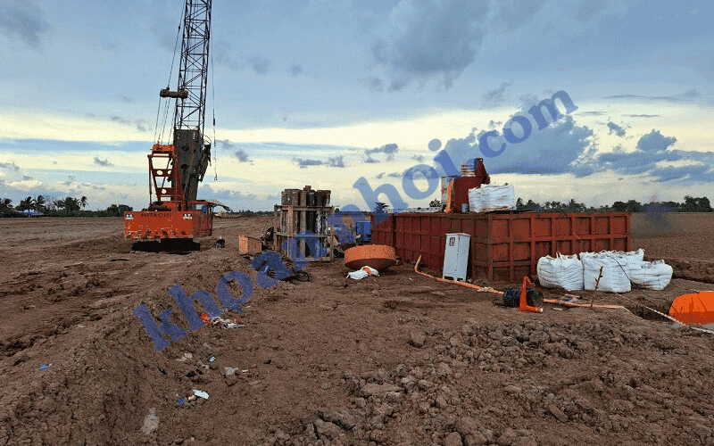 Thi công cọc D1200, D1500...