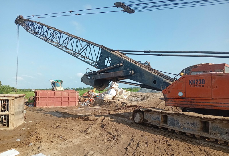 Thi công cọc khoan nhồi tại Tiền Giang chịu ảnh hưởng lớn từ điều kiện thời tiết