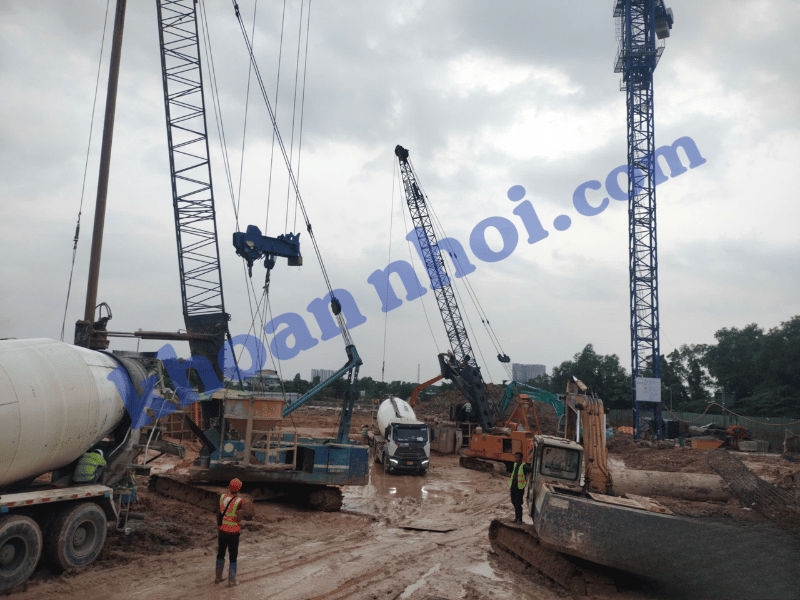 Chọn thi công cọc khoan nhồi tại Bến Lức cho nền móng vững chắc