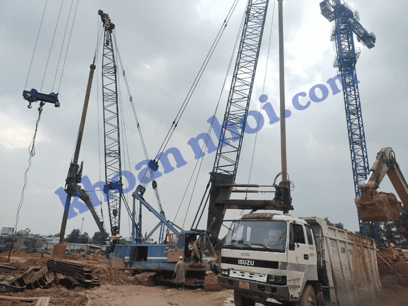 công trình thi công cọc nhồi D1500