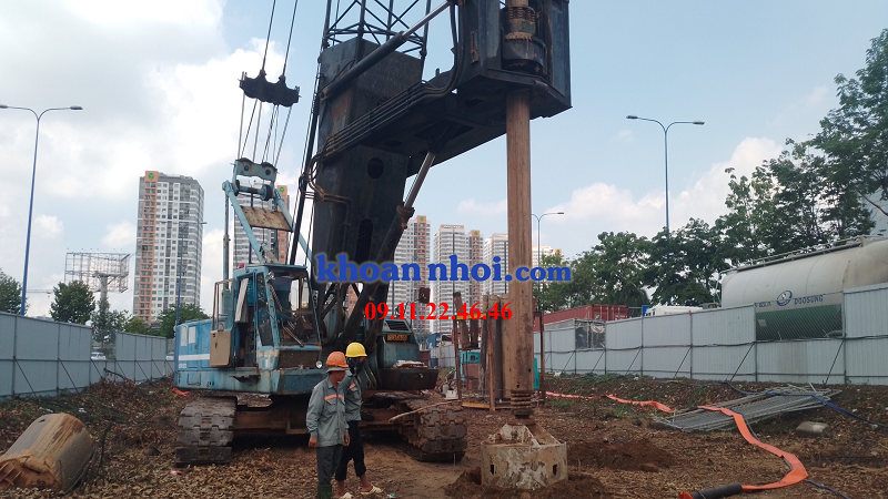 Thi công cọc khoan nhồi do chúng tôi thực hiện