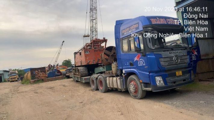 Quá trình chuẩn bị thi công cọc nhồi.