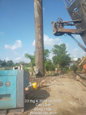 Thi công cọc nhồi D1200 Hồ Chí Minh.