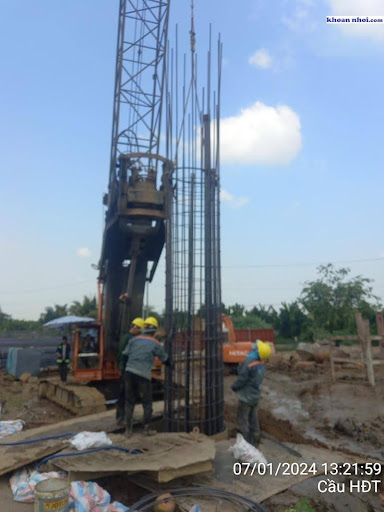 Cọc nhồi D1500 chịu tải trọng cực lớn.