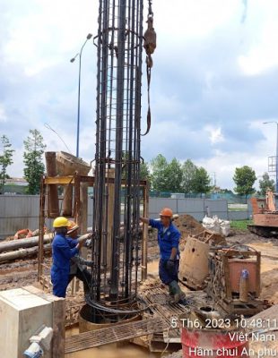 Thi công cọc khoan nhồi giá tốt.