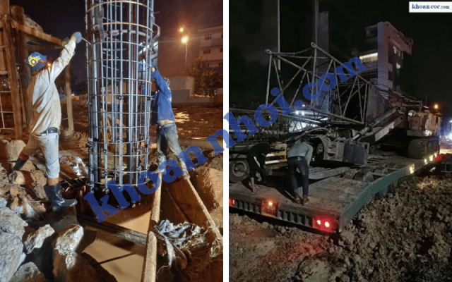 Thi công cọc Bình Dương.