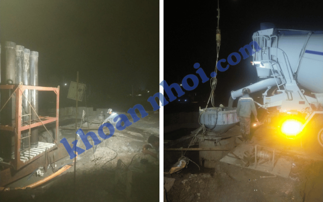 Thi công cọc Bình Dương.