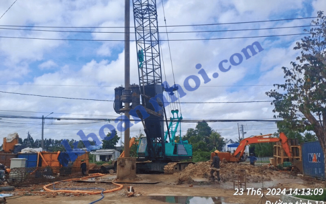 Thi công cọc khoan nhồi tại Cần Thơ