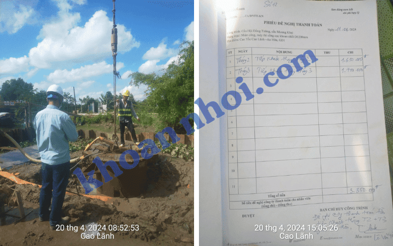 Khoannhoi.com - đơn vị chuyên báo giá thi công cọc khoan nhồi uy tín