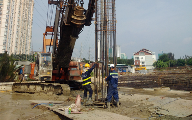 Thi công cọc khoan nhồi tại Đồng Nai giúp công trình bền vững trên nền đất yếu
