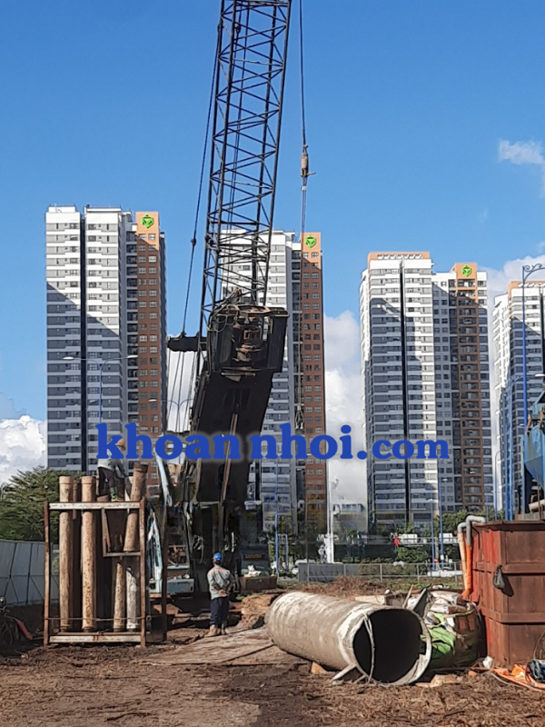 Công ty khoan cọc nhồi uy tín hà nội đang triển khai thi công